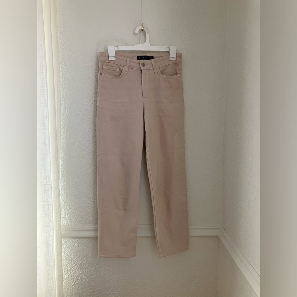 Athleta Women's Cream Ankle Jeans